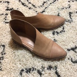 Free People Royals Brown Leather Flat